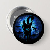 Aquaticat - Surreal Catの深い海ファンタジー 缶バッジ (正面&裏面)