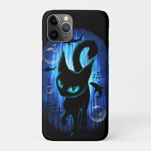 Aquaticat - Surreal Catの深い海ファンタジー Case-Mate iPhoneケース (裏)