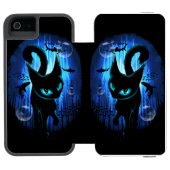 Aquaticat - Surreal Catの深い海ファンタジー Incipio iPhoneウォレットケース (フォリオ Open)