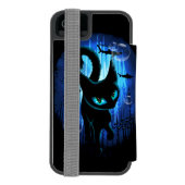 Aquaticat - Surreal Catの深い海ファンタジー Incipio iPhoneウォレットケース (フォリオ裏面)