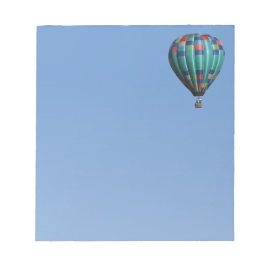 Aquatude Hot Air Balloonメモ帳 ノートパッド (正面)