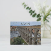 Aqueduct of Segovia in Old City Segovia Spain ポストカード (スタンド正面)