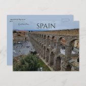Aqueduct of Segovia in Old City Segovia Spain ポストカード (正面/裏面)