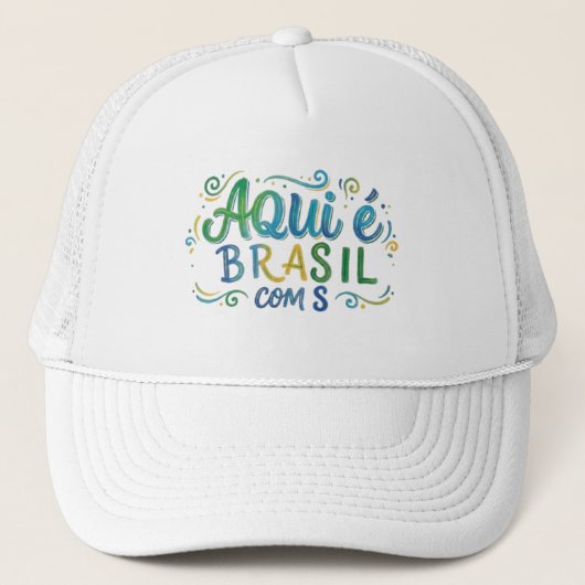 Aqui e Brasil com S Culture キャップ (正面)