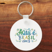 Aqui e Brasil com S Culture キーホルダー (正面)