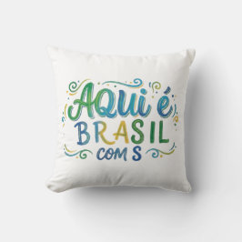Aqui e Brasil com S Culture クッション