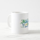 Aqui e Brasil com S Culture コーヒーマグカップ (正面左)
