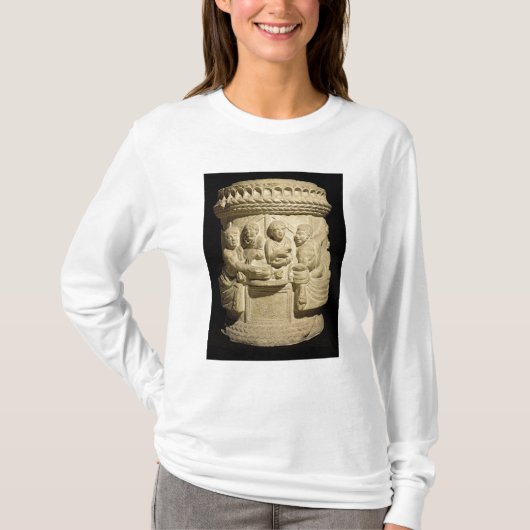 Aquileiaからの家族の食事を、描写する壷 Tシャツ (正面)