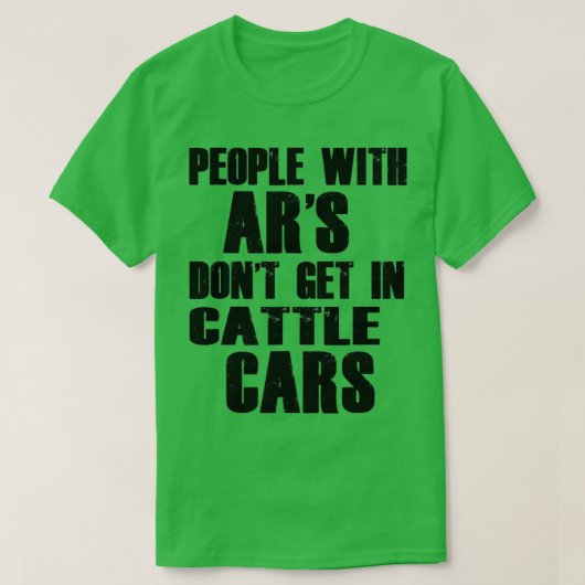ARおもしろいの皮肉な人がCattに入らない Tシャツ (デザイン正面)