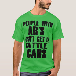 ARおもしろいの皮肉な人がCattに入らない Tシャツ
