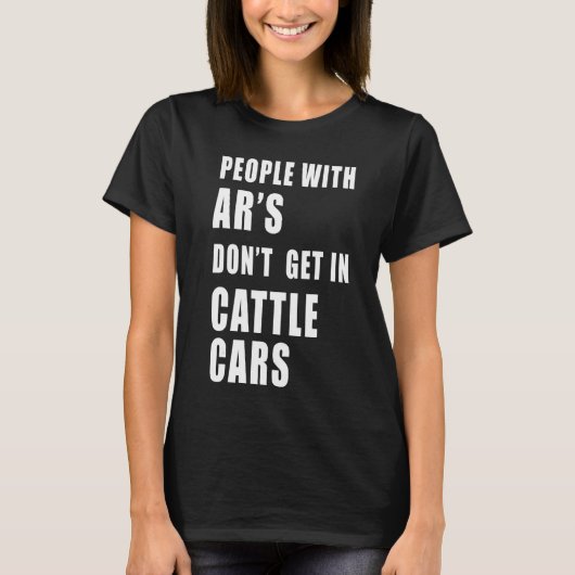 Arが牛に入らない人たち Tシャツ (正面)