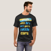 Arの人々は牛の車Desに乗らないカッコいい Tシャツ (正面フル)