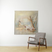 Arの森にイングリッシュセッターを持つウッドコック狩り タペストリー (インサイチュ)