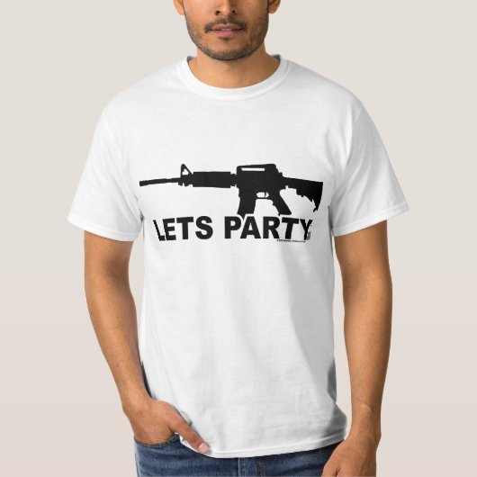 AR15はパーティーを可能にします Tシャツ (正面)