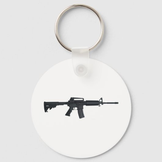 AR15アサルトライフル キーホルダー (正面)