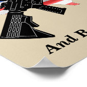 AR15第2補正は侵害されない ポスター (角)