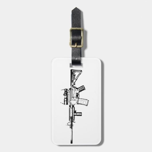 AR15 ラゲッジタグ (正面縦)