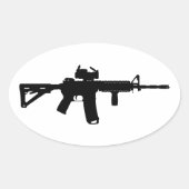 ar15 楕円形シール (正面)