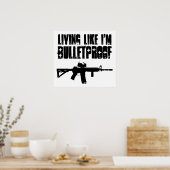 ar15 :私が防弾されているような生活 ポスター (キッチン)