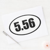 ar15 5.56 楕円形シール (封筒)