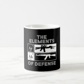 AR15 AK47 Elements of Defense Periodic Table コーヒーマグカップ