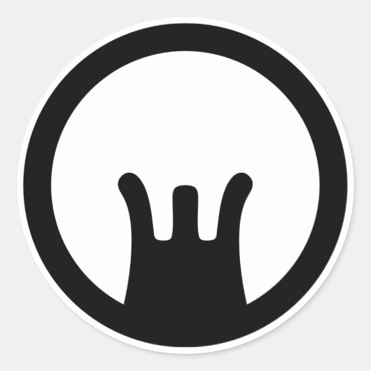 AR15/M16観光スポット ラウンドシール (正面)