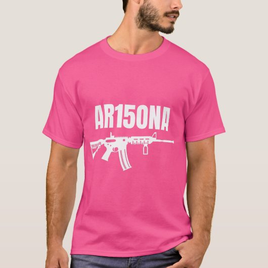 Ar15Ona （アリゾナ）第2改正Ar15銃所有 Tシャツ (正面)
