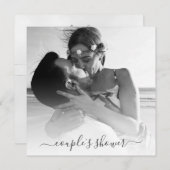 *~* AR18クリエイティブアートフォトカップルシャワー 招待状 (正面/裏面)