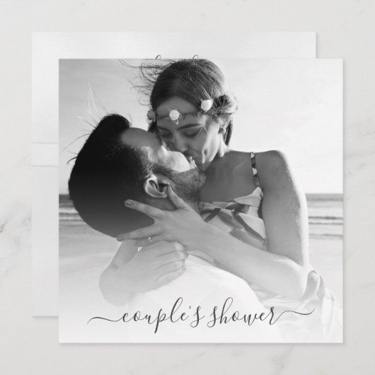 *～* AR18クリエイティブアートフォトカップルシャワー 招待状 (正面/裏面)