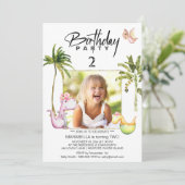 *～* AR21ドラゴンダノラズム2フォトディノ誕生日 招待状 (スタンド正面)