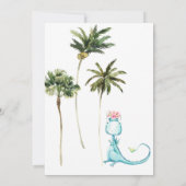 *～* AR21ドラゴンダノラズム2フォトディノ誕生日 招待状 (裏面)