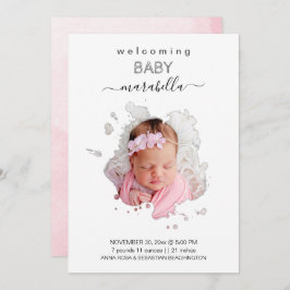 *~* AR21写真アートBABY Girlのお知らせ 招待状