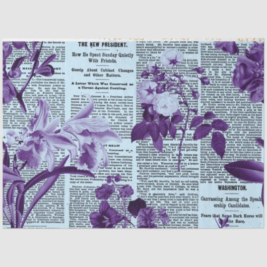 ** AR23フラワーズデコパビクトリアンージュ  薄葉紙 (正面)