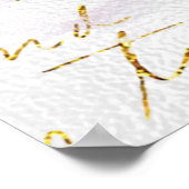 ** AR23フローラ旧手書きヴィンテージ ビクトリアン ポスター (角)