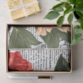 ** AR23古いフローラヴィンテージの切りビクトリアン離 薄葉紙 (ギフト)