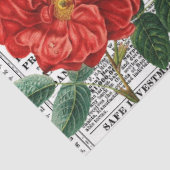 ** AR23古いフローラヴィンテージの切りビクトリアン離 薄葉紙 (詳細)