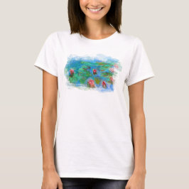 ** AR23 Monet Lily Pads Pond Cherub Angel Tシャツ