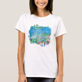 ** AR23 Monet Lily Pads Pond's 絵画 T-Shirt Tシャツ
