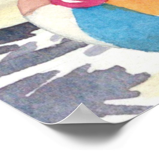 *~* AR29ガールズウィメンズパームトロピカルエキゾチックビーチ ポスター (角)