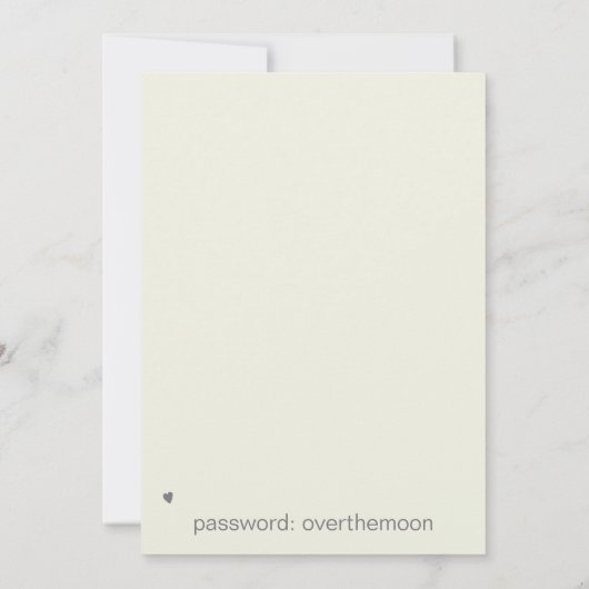 *~* AR6 QRウェディング日付のウェブサイトを保存 招待状 (裏面)