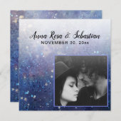 ** AR6 QR Stars PHOTO – さんの結婚サイト セーブザデート (正面/裏面)