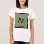 Ar – アーティチョーク植物化学周期表 tシャツ (正面)