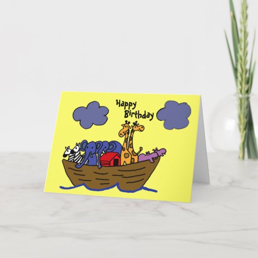 AR – エージおもしろい誕生日カード カード (正面)