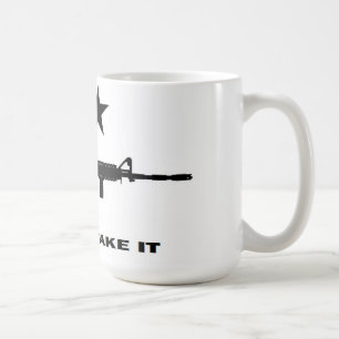 AR 15は、それを取ります来ます コーヒーマグカップ