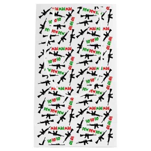 AR-15クリスマス抱き枕 スモールペーパーバッグ (正面)