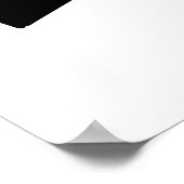 AR-15ライフルのシルエット ポスター (角)