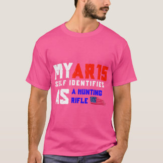 Ar 15自己は狩りライフル第2のAmとして識別 Tシャツ