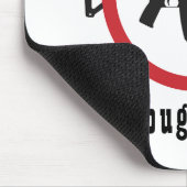 AR-15 銃規制 いい加減にしろ マウスパッド (コーナー)