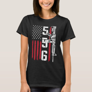 Ar 15 American Flag Correction 556 Tシャツ