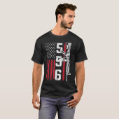 Ar 15 American Flag Correction 556 Tシャツ (正面フル)